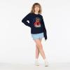 Forever 21 womens Sweater With Intarsia(Blue)