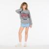 Forever 21 womens Sweater With Intarsia(Heather Grey)