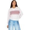 Forever 21 Womens Crew Neck Sweater(Ivory)