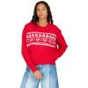 Forever 21 Womens Crew Neck Sweater(Red)
