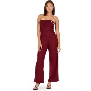 Forever 21 womens Jumpsuit With Hardware(Burgundy)