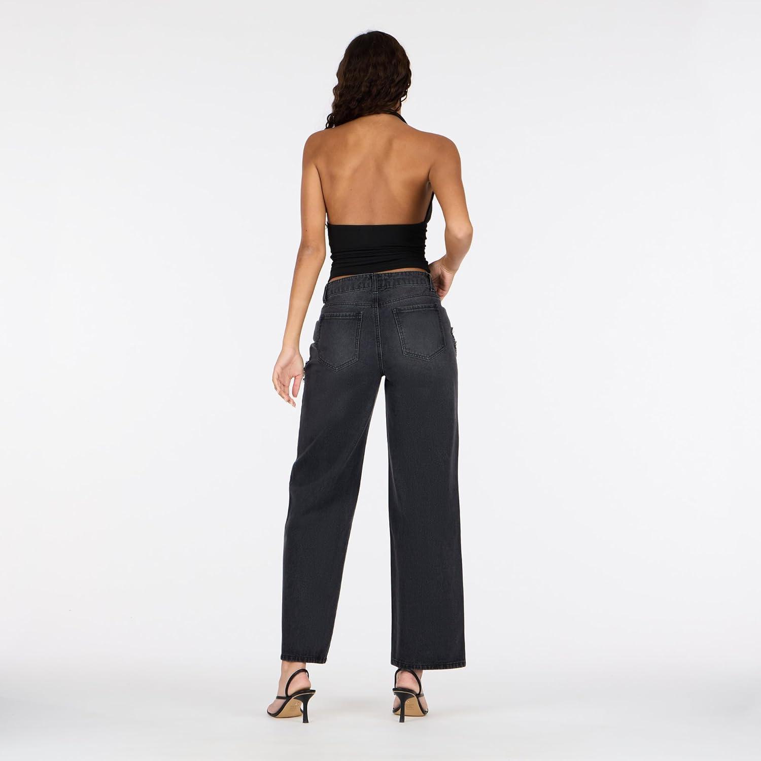 imageForever 21 Womens Halter Deep V Neck TopBlack