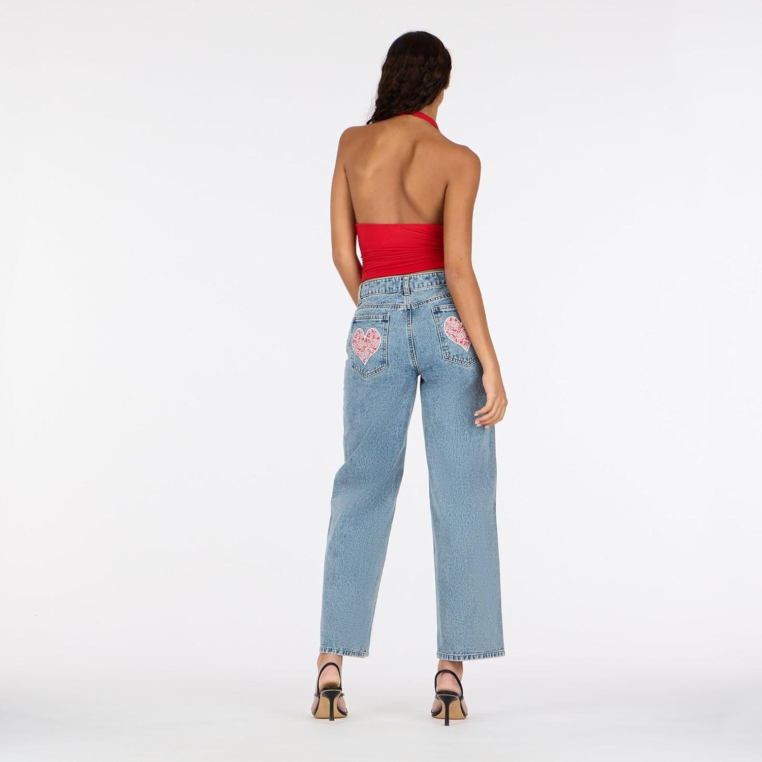 imageForever 21 Womens Halter Deep V Neck TopRed