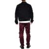 Forever 21 Mens Satin Drawstring Utility Strap Pants(Sugarplum)