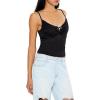 Forever 21 Women’s Contour Sculpt Bow Cami(Black)