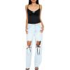 Forever 21 Women’s Contour Sculpt Bow Cami(Black)