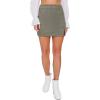 Forever 21 Womens Faux Suede Mini Skirt(Green)