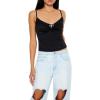 Forever 21 Women’s Contour Sculpt Bow Cami(Black)