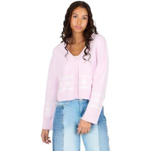 Forever 21 Womens Cardigan Sweater with Button Front(Pink)
