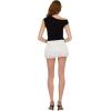 Forever 21 Womens Lace Tiered Skort(Ivory)