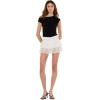 Forever 21 Womens Lace Tiered Skort(Ivory)