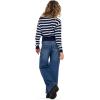 Forever 21 Womens Slouchy Off-The-Shoulder Sweater(Navy)