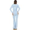Forever 21 Womens Sweater Fold Over Waist Pant(Blue)