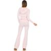 Forever 21 Womens Sweater Fold Over Waist Pant(Pink)