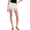 Forever 21 Womens Lace Tiered Skort(Ivory)