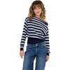 Forever 21 Womens Slouchy Off-The-Shoulder Sweater(Navy)