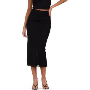 Forever 21 Womens Maxi Skirt(Black)