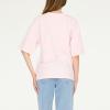 Forever 21 Women’s Oversized Jersey T-Shirt – Vintage-Inspired Graphic Tee(Pink)
