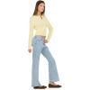 Forever 21 Women’s Cable Knit Fitted Cardigan – Classic Long Sleeve Button Front Sweater for Everyday Layering(Yellow)