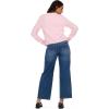 Forever 21 Womens Cardigan Sweater Soft Knit Long Sleeve Button Front(Pink)