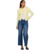 Forever 21 Womens Cardigan Sweater Soft Knit Long Sleeve Button Front(Yellow)