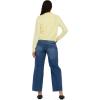 Forever 21 Womens Cardigan Sweater Soft Knit Long Sleeve Button Front(Yellow)