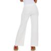 Forever 21 Womens Low Rise Flare Jogger Pants with Graphic Detail(Ivory)
