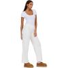 Forever 21 Womens Low Rise Flare Jogger Pants with Graphic Detail(Ivory)