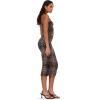 Forever 21 Womens Strapless Maxi Dress with Side Ruching(Leopard)