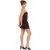 Forever 21 womens Tube Tiered Drop Waist Romper(Brown)