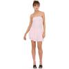 Forever 21 womens Tube Tiered Drop Waist Romper(Pink)