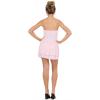 Forever 21 womens Tube Tiered Drop Waist Romper(Pink)