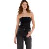 Forever 21 Womens Lace Tube Top with Built-in Bra Cups(Black)