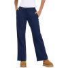 Forever 21 Womens Low Rise Flare Jogger Soft Fleece Sweatpants(Navy)