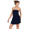 Forever 21 womens Tube Tiered Drop Waist Romper(Navy)