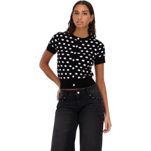 Forever 21 womens Short Sleeve Cardigan Lightweight Button Front(Black)