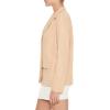 Forever 21 Womens Boxy Notched Lapel Blazer(Tan)