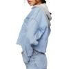 Forever 21 Women’s Denim Trucker(Medium Denim)