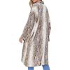 Forever 21 Women’s Snakeskin Print Satin Kimono(Cream)
