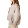 Forever 21 womens Zip-up Bomber Jacket(Goat)
