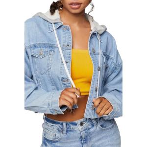 Forever 21 Women’s Denim Trucker(Medium Denim)