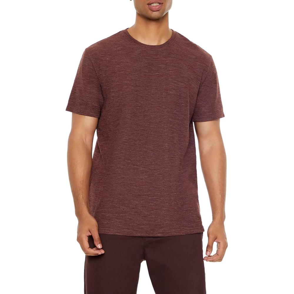 image:imageForever 21 Mens SlubKnit Crew TeeChocolate