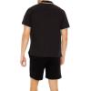 Forever 21 Men’s Geo-Trim Short-Sleeve Shirt(Black)