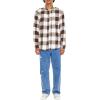 Forever 21 Mens Plaid Flannel Shirt(Brown)