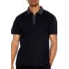 Forever 21 Mens Supima Blend Polo Shirt(Black)