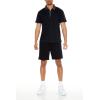 Forever 21 Mens Supima Blend Polo Shirt(Black)