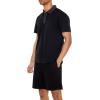 Forever 21 Mens Supima Blend Polo Shirt(Black)