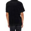 Forever 21 Mens Textured Button-Front Shirt(Black)