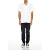 Forever 21 Mens Textured Button-Front Shirt(White)