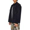 Forever 21 Men’s Textured Frayed Shirt(Black)